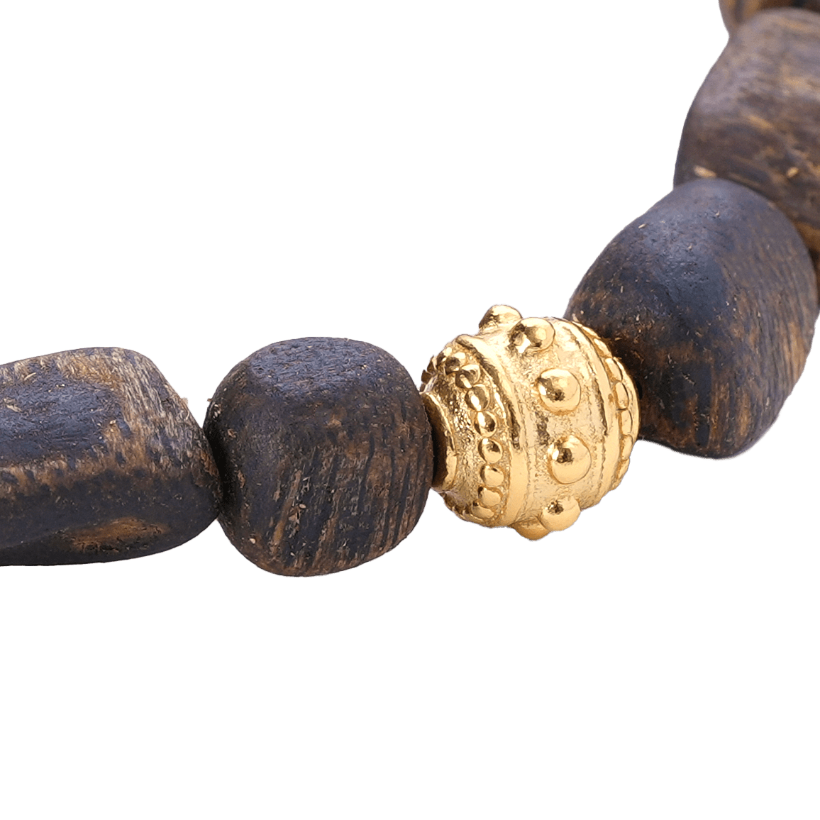 Grace Within – Agarwood, Sapphire & Amber Beaded Bracelet - ZODORI