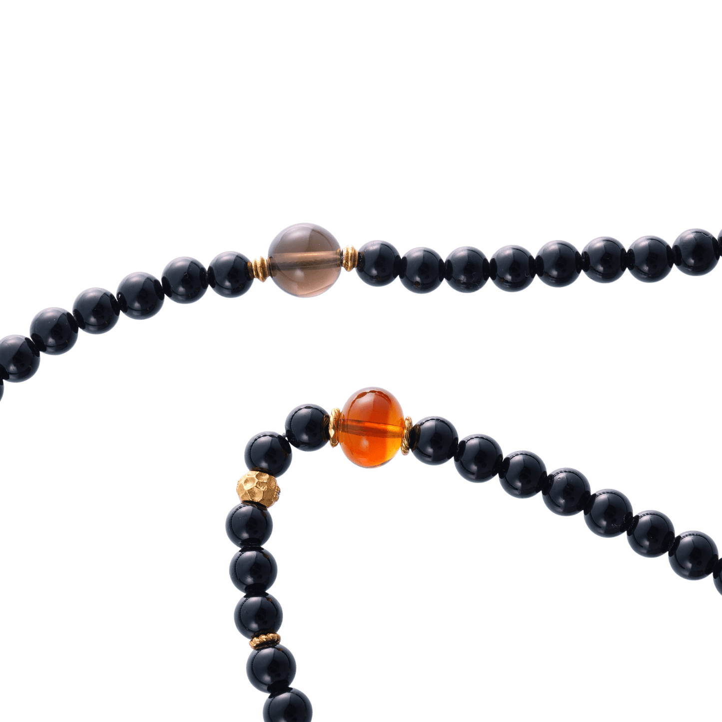 Black Tourmaline 108 - Bead Mala Necklace - Prayer Beads - ZODORI