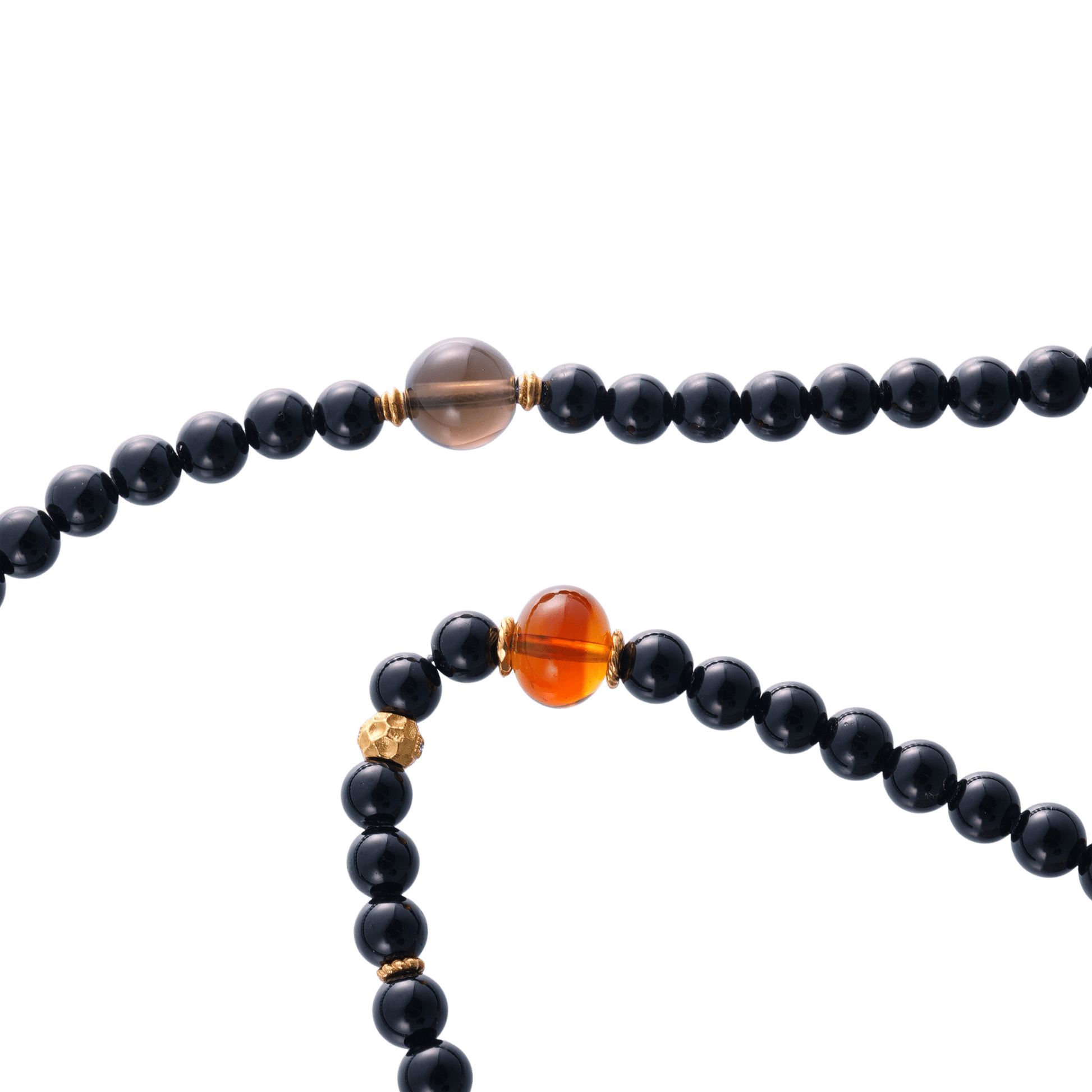 Black Tourmaline 108 - Bead Mala Necklace - Prayer Beads - ZODORI