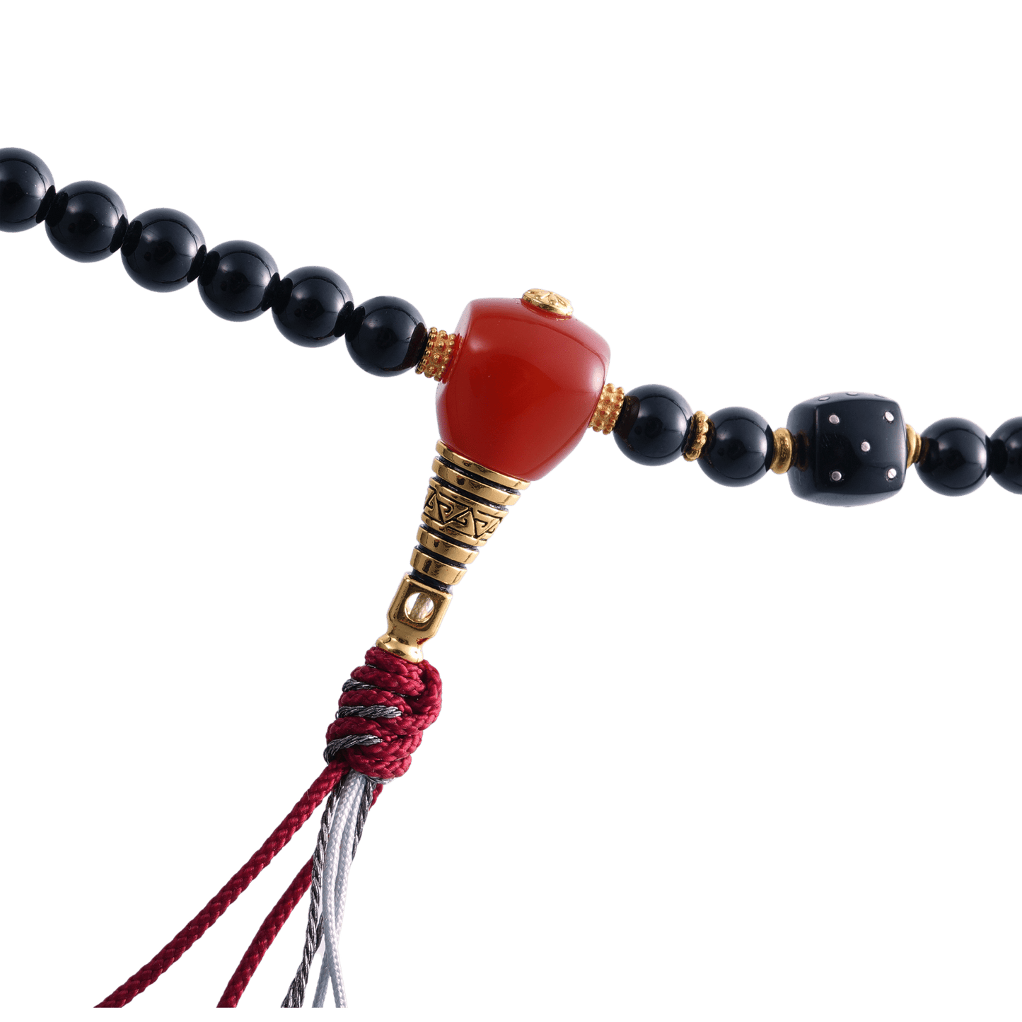 Black Tourmaline 108 - Bead Mala Necklace - Prayer Beads - ZODORI