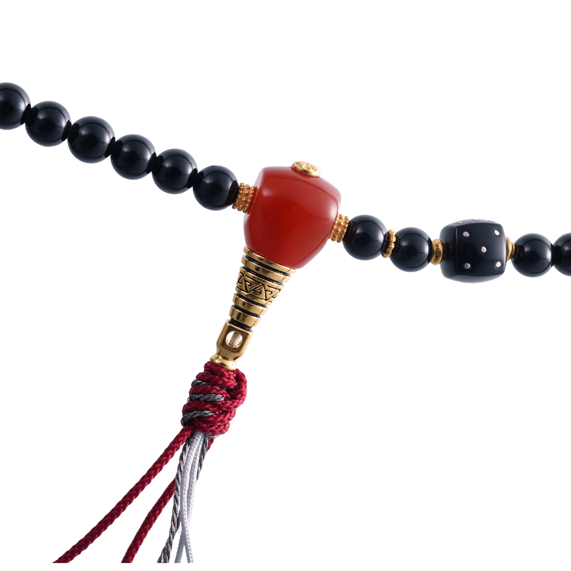 Black Tourmaline 108 - Bead Mala Necklace - Prayer Beads - ZODORI