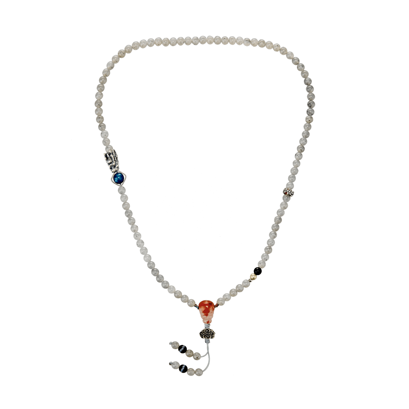 Cloud Journey - Jade and Blue Coral Necklace – ZODORI