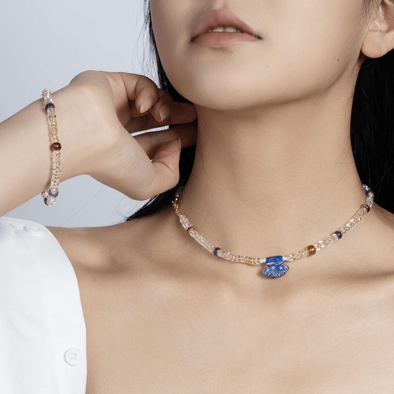 Crystal Grace Necklace - Multi - Purpose Jewelry - Necklaces - ZODORI