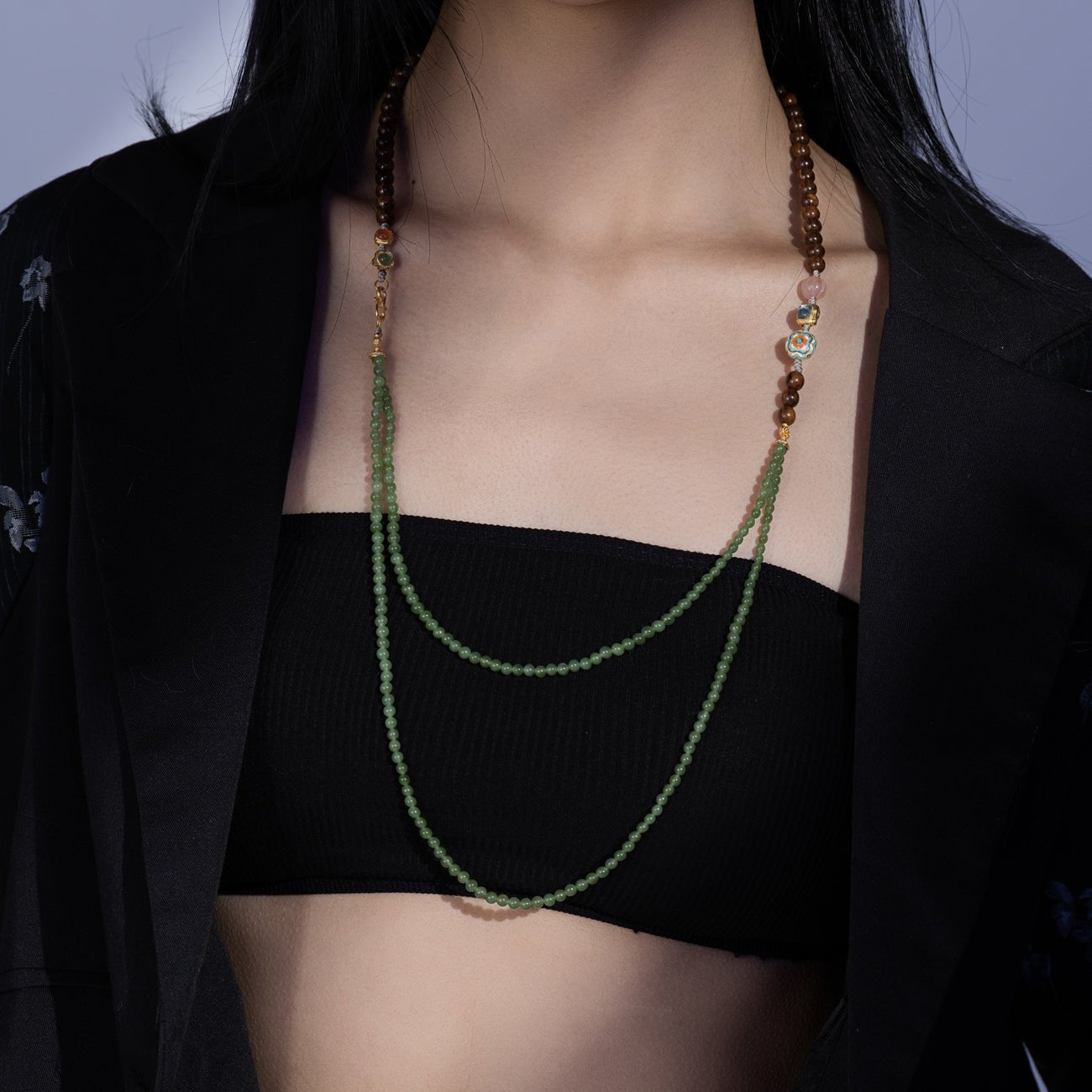 Jade Harmony Necklace - Necklaces - ZODORI