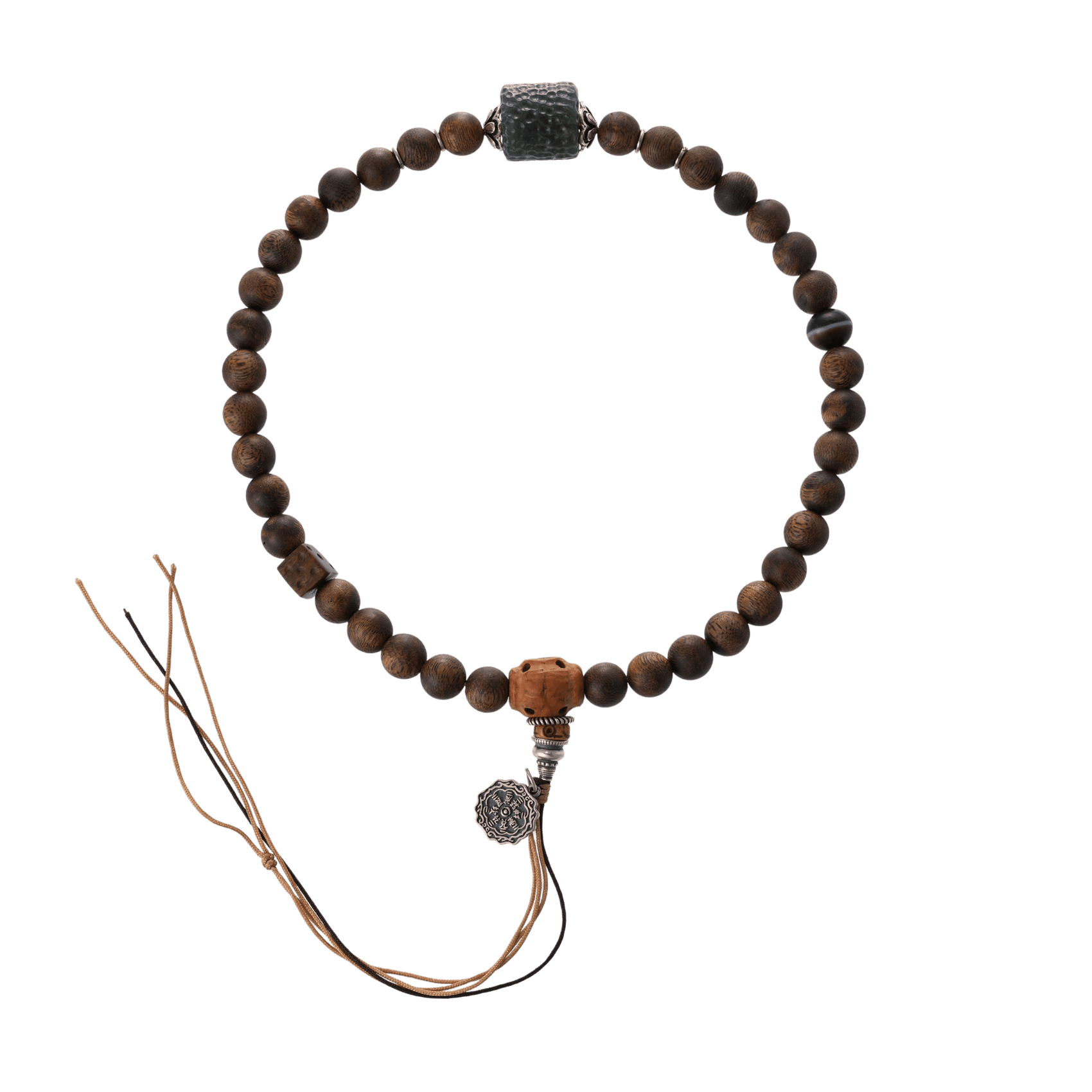 Mountain Guardian — 36 - Bead Agarwood Handheld Mala - Prayer Beads - ZODORI