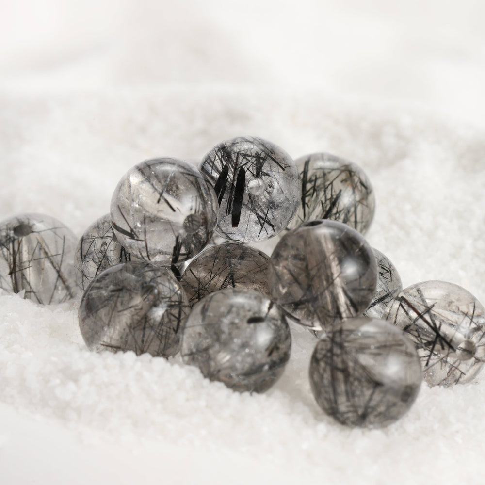 Black Rutilated Quartz — Threads of Strength - ZODORI