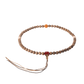 Ancient Stillness – Greywood Mala Necklace with Fossil & Carnelian Accents - Prayer Beads - ZODORI