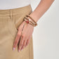 Ancient Stillness – Greywood Mala Necklace with Fossil & Carnelian Accents - Prayer Beads - ZODORI