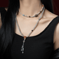 Cloud Journey - Jade and Blue Coral Necklace - Necklaces - ZODORI