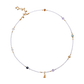 Dream Voyager – Multi - Gemstone White Quartz Necklace - Necklaces - ZODORI