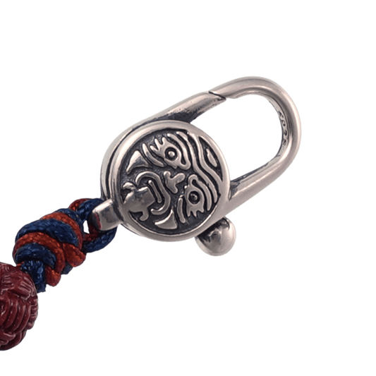 Fortune Whisper – Cinnabar & Brass Tibetan Wind Amulet - Ornaments - ZODORI