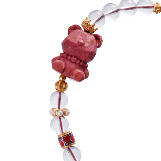 Garden Stroll – Multifunctional White Crystal Charm Chain - Ornaments - ZODORI