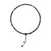 Guardian – Amber and Black Agate Protection Necklace - Necklaces - ZODORI