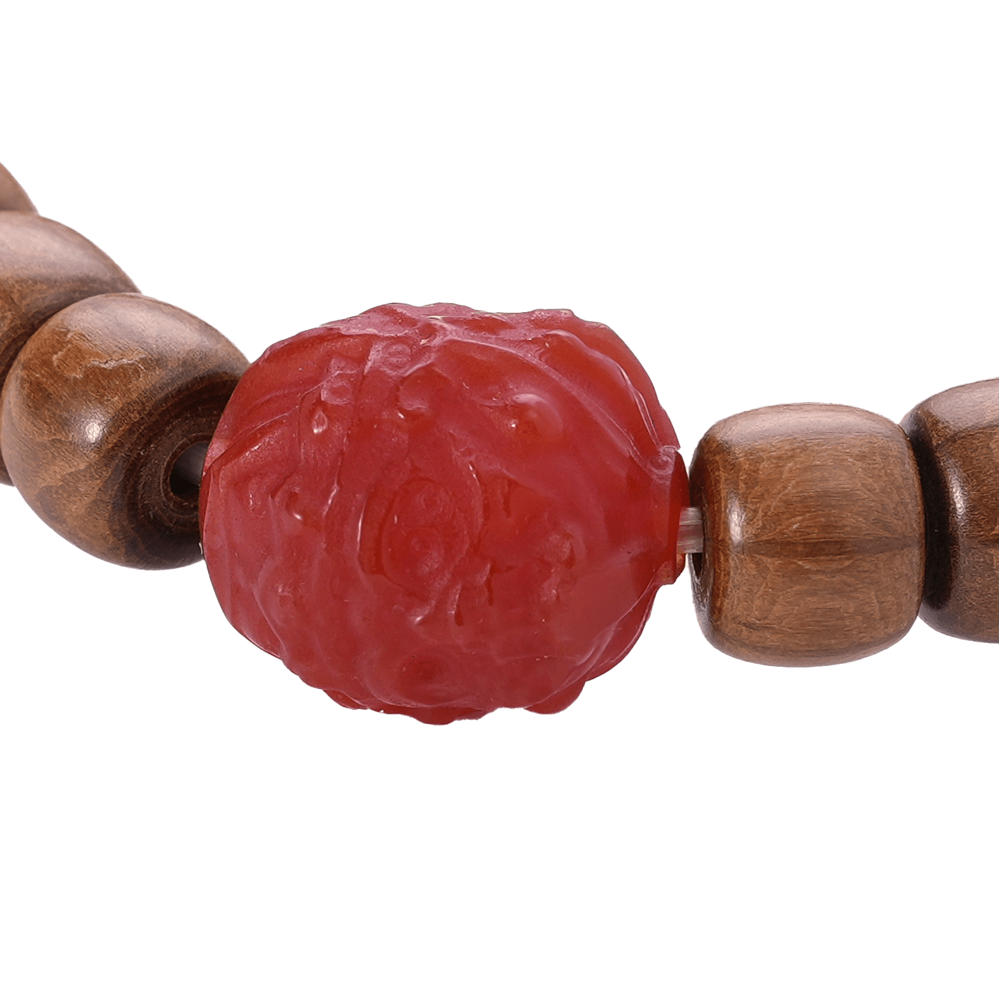 Guardian Spirit – Glossy Abelia & Carnelian Bracelet - Bracelets - ZODORI