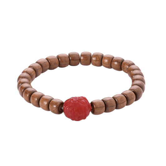 Guardian Spirit – Glossy Abelia & Carnelian Bracelet - Bracelets - ZODORI