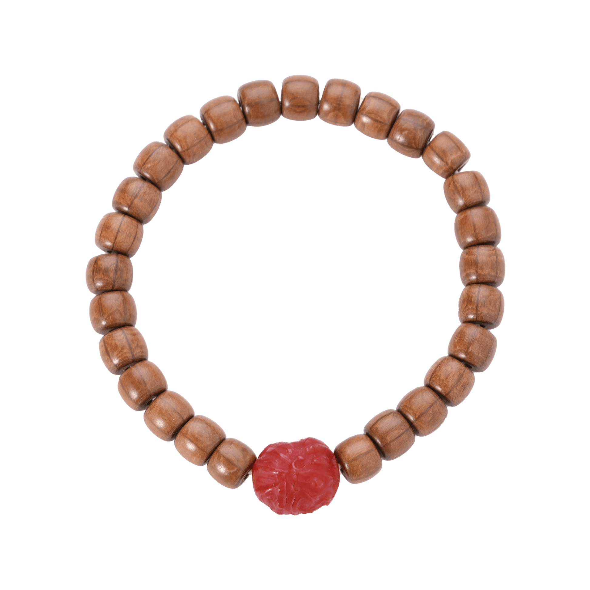 Guardian Spirit – Glossy Abelia & Carnelian Bracelet - Bracelets - ZODORI