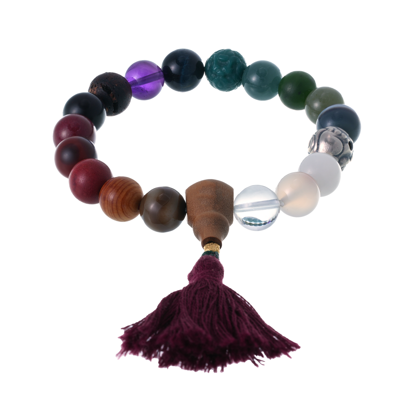 Journey of Life – Multi - Stone Mala Bracelet - Bracelets - ZODORI