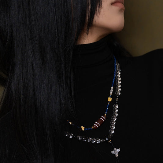 Lapis Elegance Royal Necklace - Necklaces - ZODORI