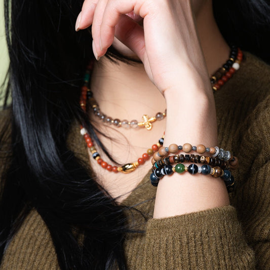 Traveler's Charm - Bhaisajya Beads Single Bracelet - Bracelets - ZODORI