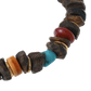 Truce Within – Sinking Agarwood & Turquoise Beaded Bracelet - Bracelets - ZODORI
