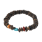 Truce Within – Sinking Agarwood & Turquoise Beaded Bracelet - Bracelets - ZODORI