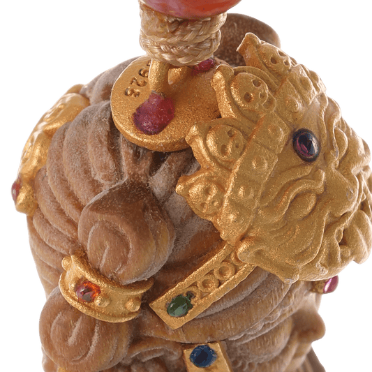 Wisdom Guardian – Himalayan Sandalwood Zakirlam Pendant - Ornaments - ZODORI